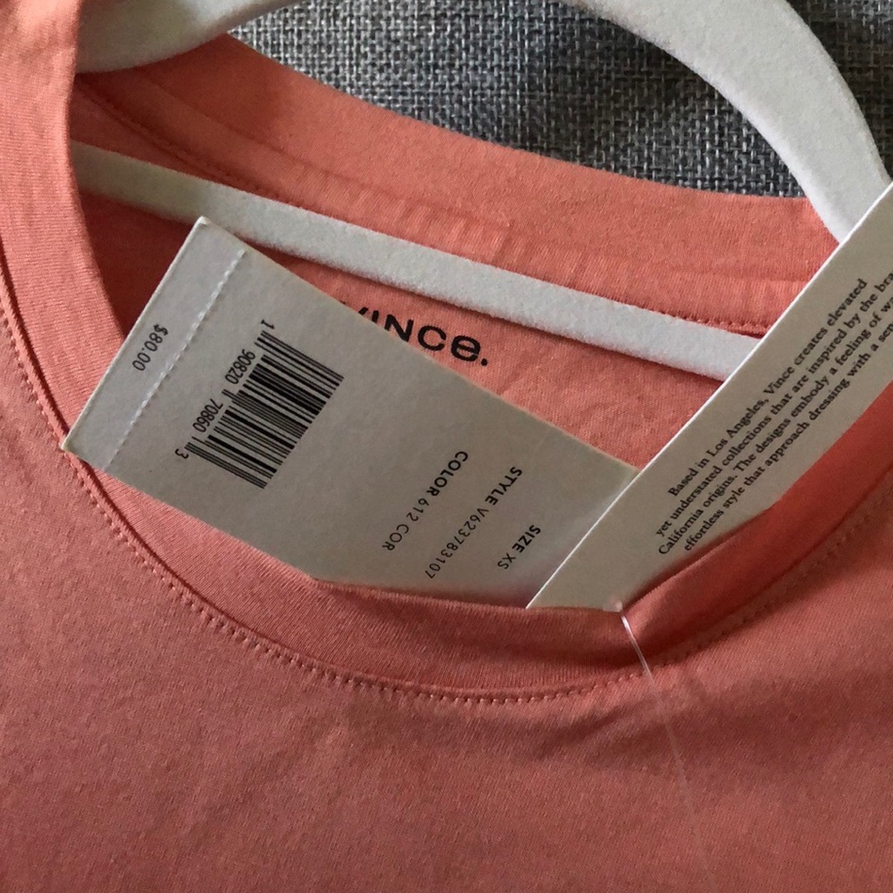 NWT Vince. T-shirt. 100% Pima Cotton. - Picture 2 of 2